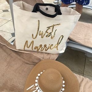 💍"Just Married" Canvass Bag 👰🏼🤵🏼